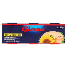 Giana Tuňák kousky ve slunečnicovém oleji З x 80g (240g)