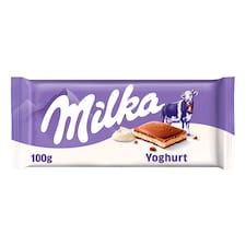 Milka Yoghurt mléčná čokoláda z alpského mléka s jogurtovou náplní 100 g