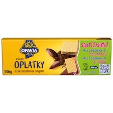 Opavia Oplatky Zlaté čokoládová náplň 146g