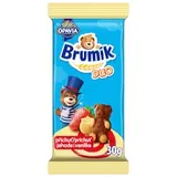 Opavia Brumík Duo jahoda a vanilková příchuť Jemné pečivo Bez konzervantů Individuální balení 30 g