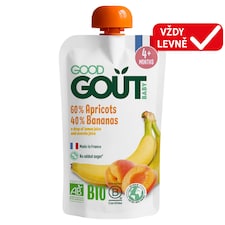 Good Gout Bio meruňka s banánem 120g