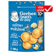 GERBER Snacks máslové sušenky 180g