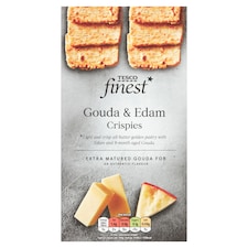 Finest Máslové sušenky z listového těsta s polotučnými tvrdými sýry gouda a eidam 90g