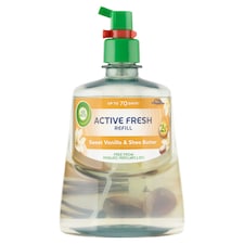Air Wick Active Fresh Náplň na vodní bázi do automatického difuzéru vanilka a bambucké máslo 228ml