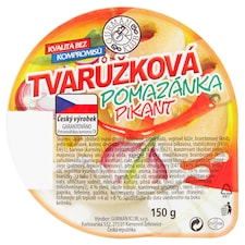 Gurmán Klub Tvarůžková pomazánka pikant 150g