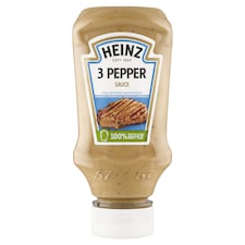 Heinz Krémová omáčka s černým, bílým a zeleným pepřem 220g