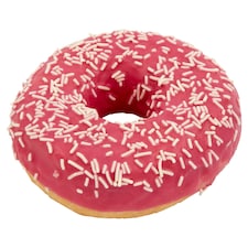 Donut s polevou s příchutí jahoda 56g