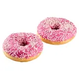 Donut s polevou s příchutí jahoda 56g