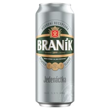 Braník Jedenáctka pivo ležák světlý 0,5l