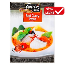 Exotic Food Authentic Thai Červená kari pasta pálivá 50g
