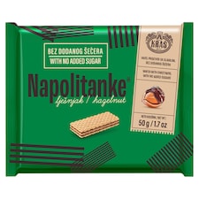 Kraš Napolitanke Oplatky s lískooříškovou náplní 50g