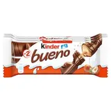 Kinder Bueno Oplatka s polevou z mléčné čokolády a s mléčnou a lískoořechovou náplní 3 x 43g