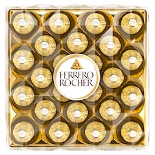 Ferrero Rocher Oplatky s polevou z mléčné čokolády a drcenými lískovými oříšky 24 ks 300g