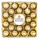 Ferrero Rocher Oplatky s polevou z mléčné čokolády a drcenými lískovými oříšky 24 ks 300g