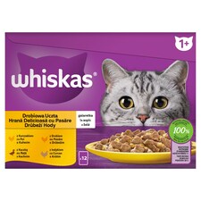 Whiskas Drůbeží hody v želé 12 x 85g (1,02kg)