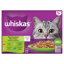 Whiskas Výběrové menu v želé 12 x 85g (1,02kg)