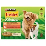 Friskies Selections hovězí, kuře, jehně v želé 12 x 85g