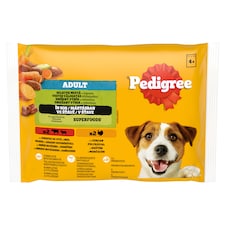 Pedigree Adult smíšený výběr se zeleninou ve šťávě 4 x 100g (400g)