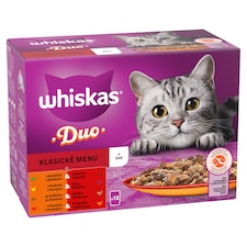 Whiskas Duo klasické menu v želé 12 x 85g (1,02kg)