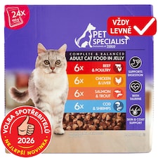 Pet Specialist Kousky v želé 24 x 100g (2400g)
