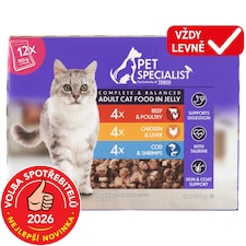 Pet Specialist Kousky v želé 12 x 100g (1200g)