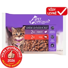 Pet Specialist Kousky v želé 4 x 100g (400g)