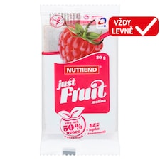 Nutrend Just Fruit Ovocná tyčinka malina 30g