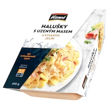 Hamé Halušky s uzeným masem a kysaným zelím 450g