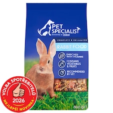 Pet Specialist Kompletní krmivo pro zakrslé králíky 800g