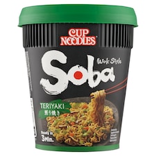 Cup Noodles Instantní pšeničné nudle s ochucující omáčkou teriyaki 90g