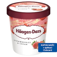 Häagen-Dazs Jahodová zmrzlina smetanová s kousky jahod 460ml