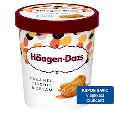 Häagen-Dazs Smetanová zmrzlina s kousky sušenek a mléčným karamelem 460ml