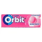 Wrigley's Orbit Bubblemint žvýkačka bez cukru s ovocnou a mátovou příchutí se sladidly 10 ks 14g