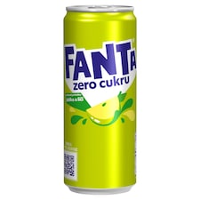 Fanta Zero cukru s příchutí jablka a liči 330ml