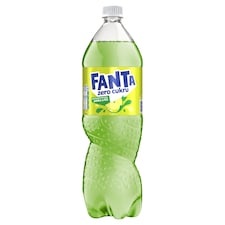 Fanta Zero cukru s příchutí jablka a liči 1,5l