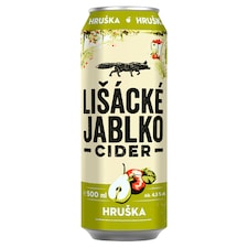 Lišácké jablko cider hruška 0,5l