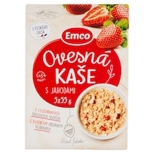 Emco Ovesná kaše s jahodami 5 x 55g (275g)