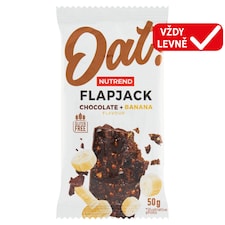 Nutrend Flapjack příchuť čokoláda + banán 50g