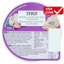 Paštika s kuřecími játry a česnekem 100g