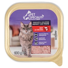 Pet Specialist Paštika s hovězím a kuřecím 100g