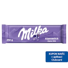 Milka Alpine Milk mléčná čokoláda z alpského mléka 250 g