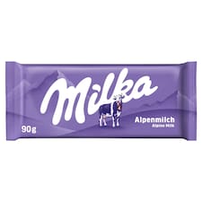Milka Alpine Milk mléčná čokoláda z alpského mléka 90 g