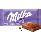 Milka Alpine Milk mléčná čokoláda z alpského mléka 90 g