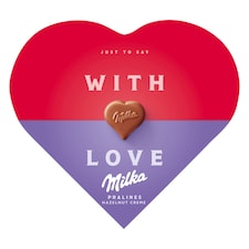 Milka bonboniéra I Love Milka, lískooříšková náplň 44g