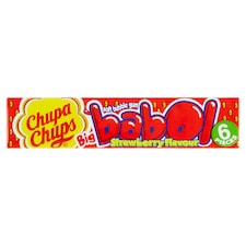 Chupa Chups Big Babol Strawberry žvýkačky 27,6g