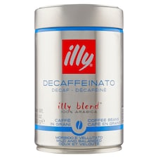 illy Decaffeinato pražená zrnková káva bez kofeinu 250g