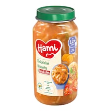 Hami příkrm Boloňské špagety s hovězím 250g
