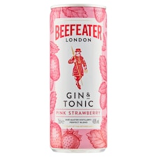 Beefeater Pink Strawberry Gin & Tonic 250ml