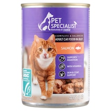 Pet Specialist Kousky s lososem v želé 415g