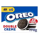OREO s dvojitou náplní extra náplň s vanilkovou příchutí kakaové sušenky s náplní 6 balení 170 g